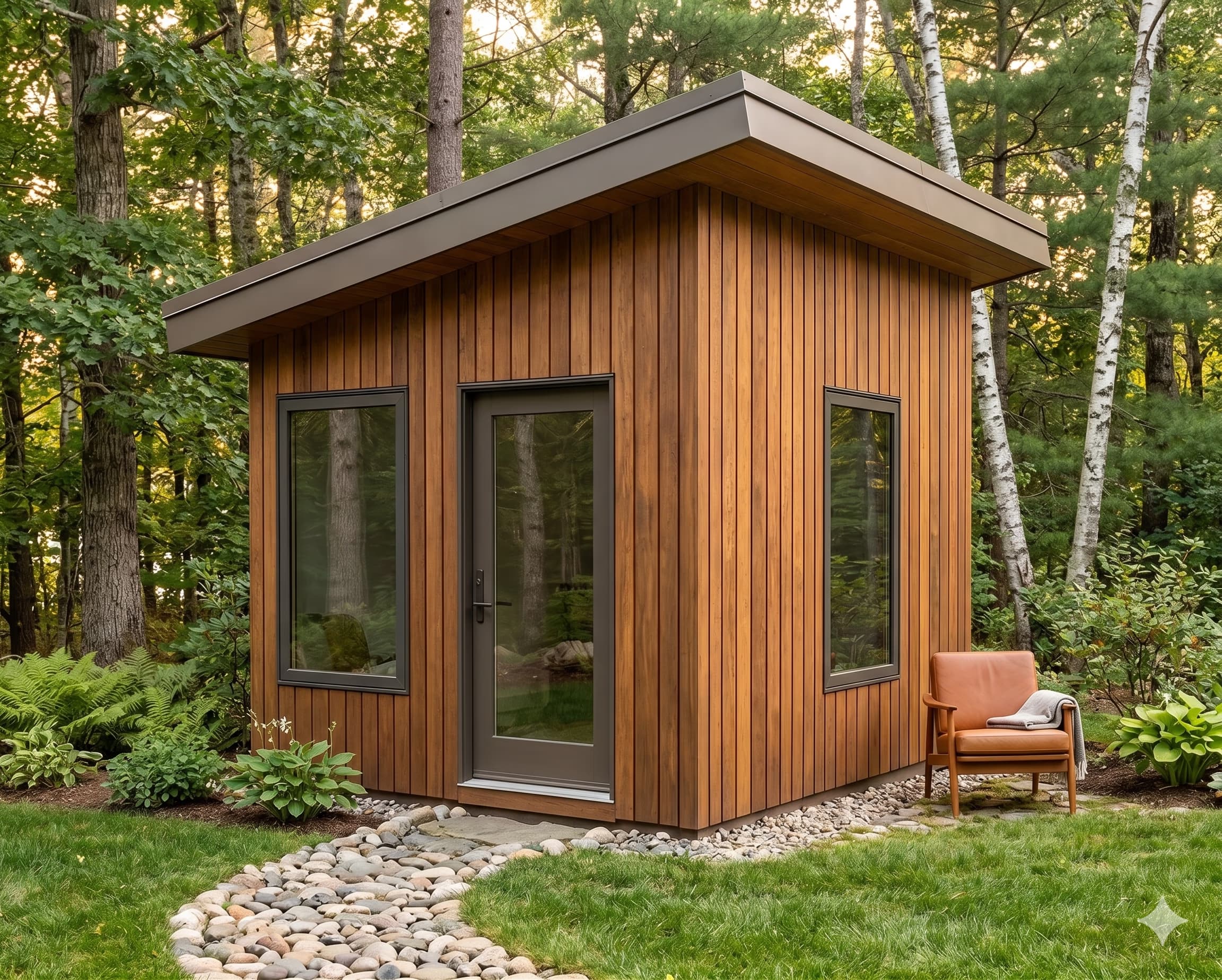 10x12 NEST backyard studio concept by Place Buildings - Image 1
